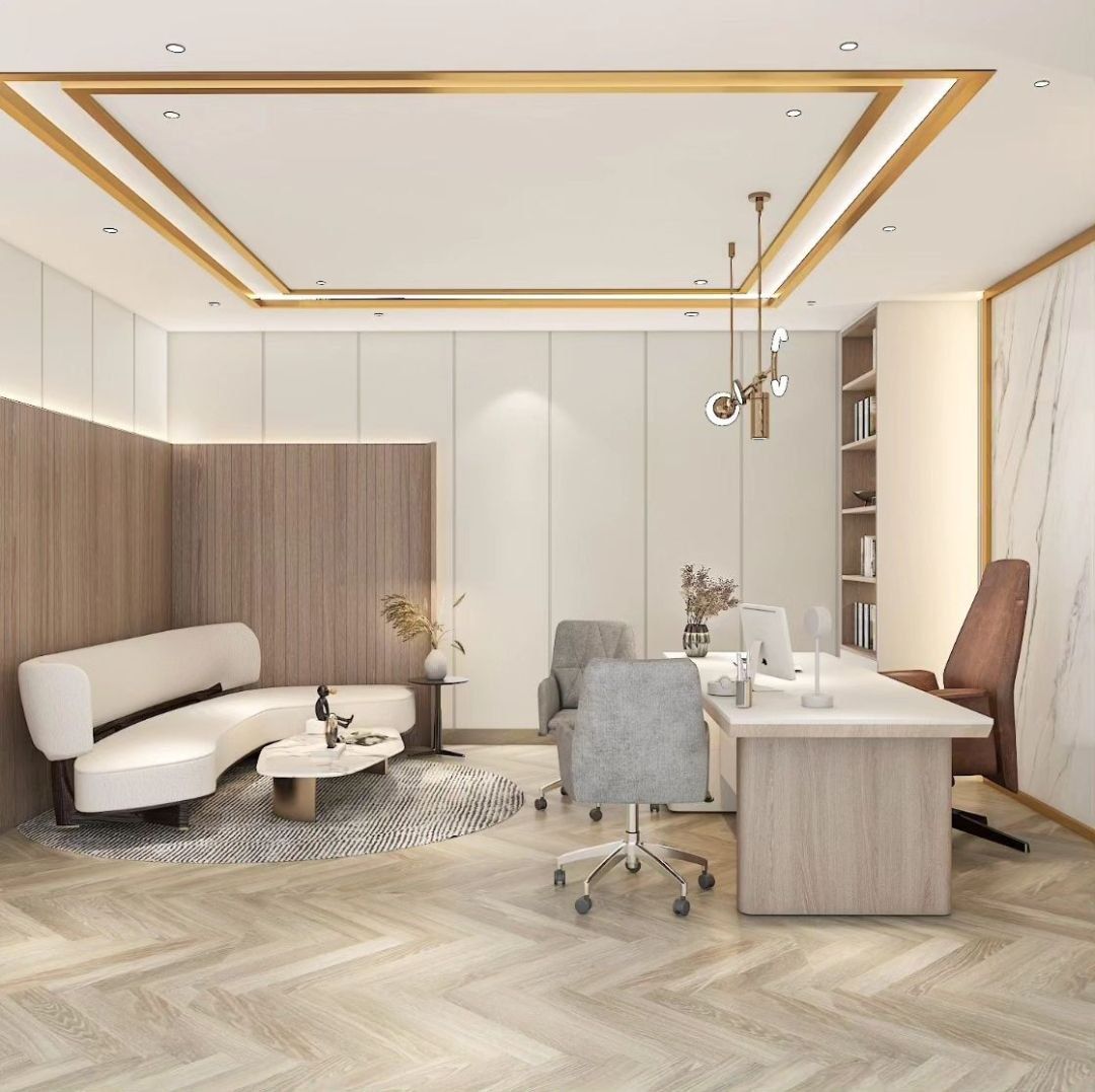 Luxury Executive Suite featuring Integrated Cove Lighting & Executive Chandelier #85